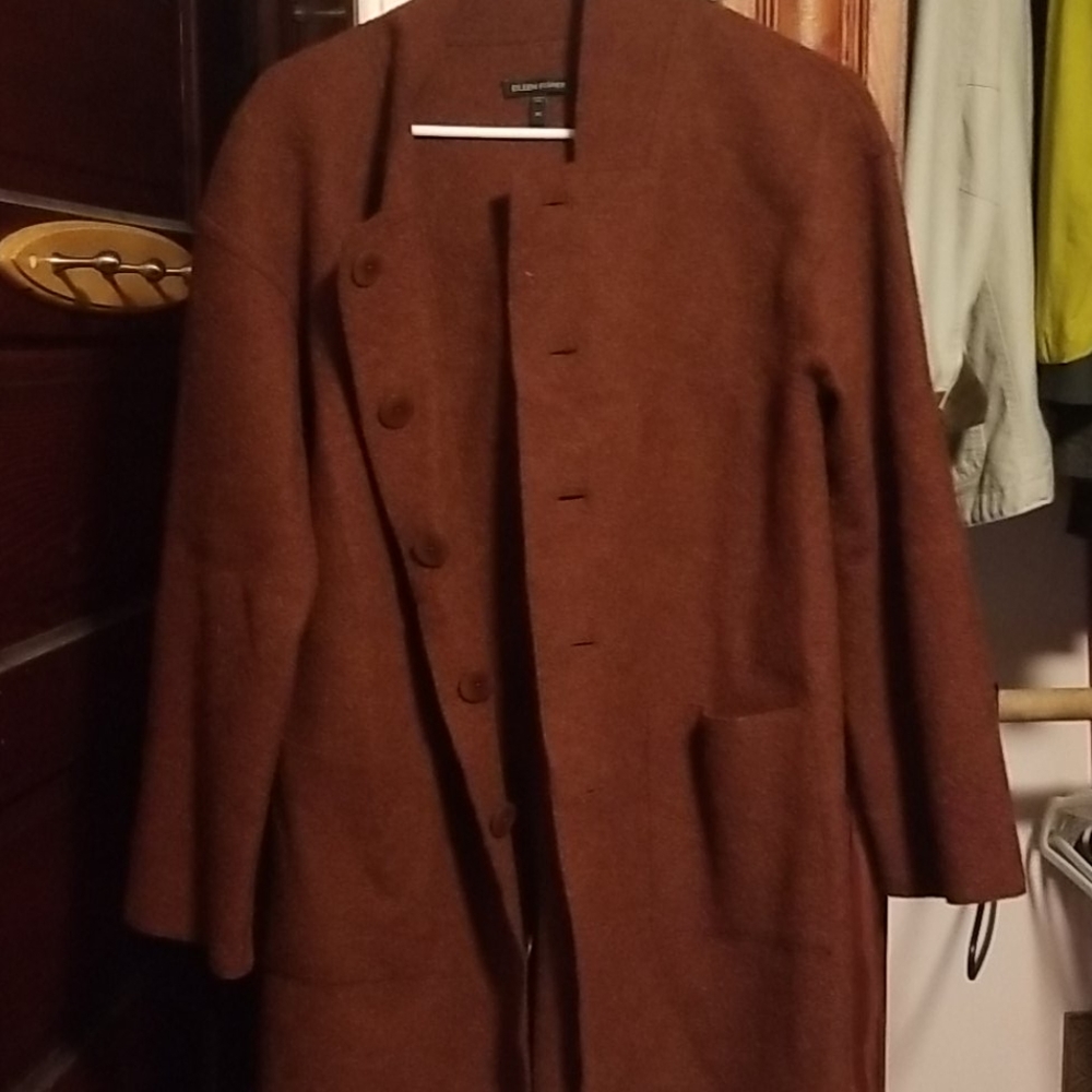 Eileen Fisher Alpaca Wool Coat